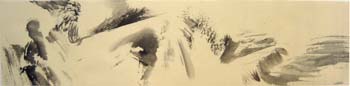 31 Voyage fantastique 2005 Encre sur papier 31 x 126cm